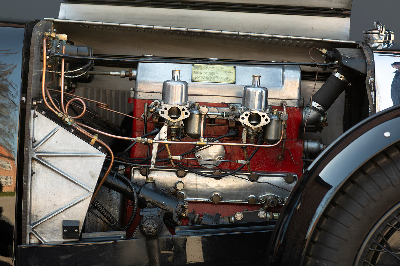Engine. 1933 Aston Martin Le Mans Short Chassis.