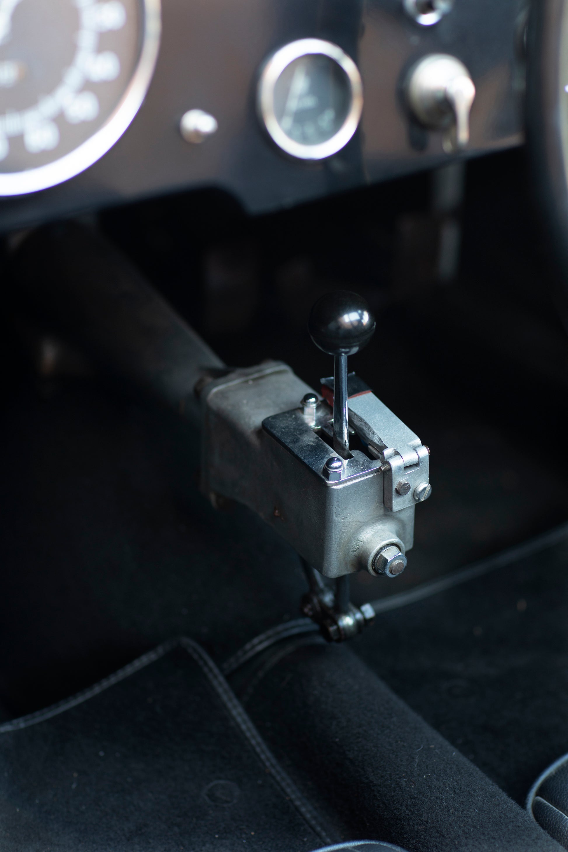 Gear. 1933 Aston Martin Le Mans Short Chassis classic car.