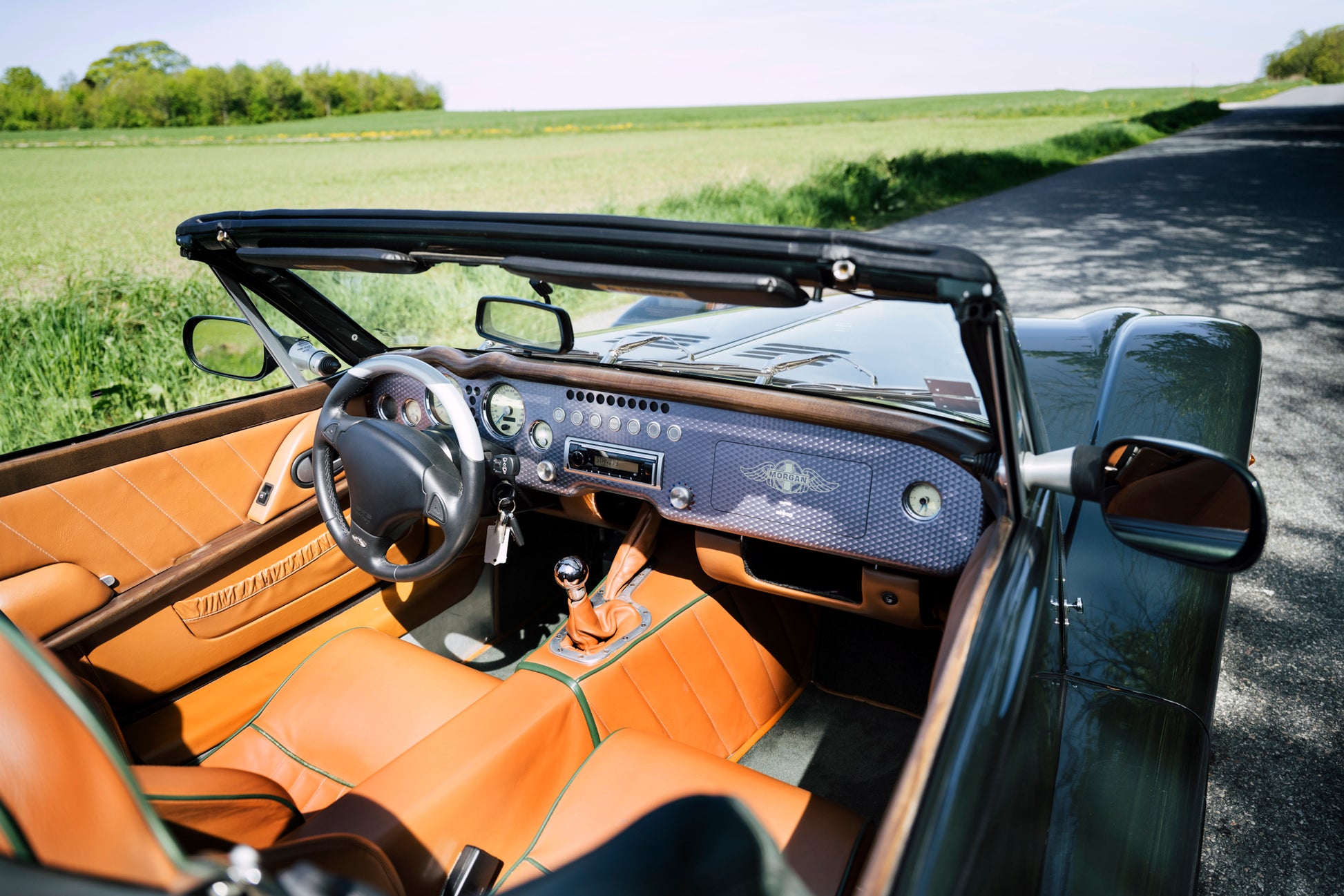 Cabin interior. 2005 Morgan Aero 8.