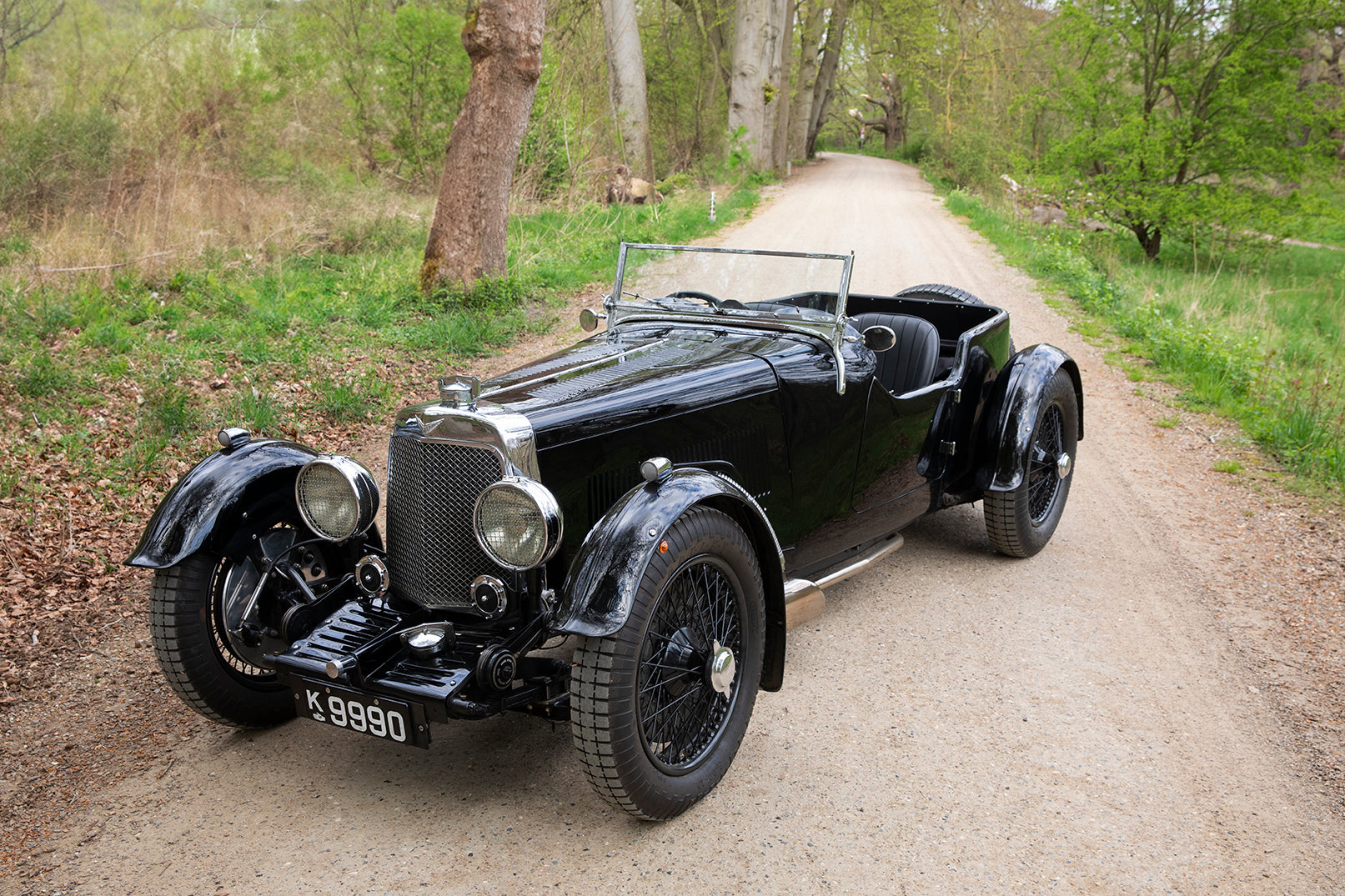 Sleek and elegant 1933 Aston Martin Le Mans Short Chassis.