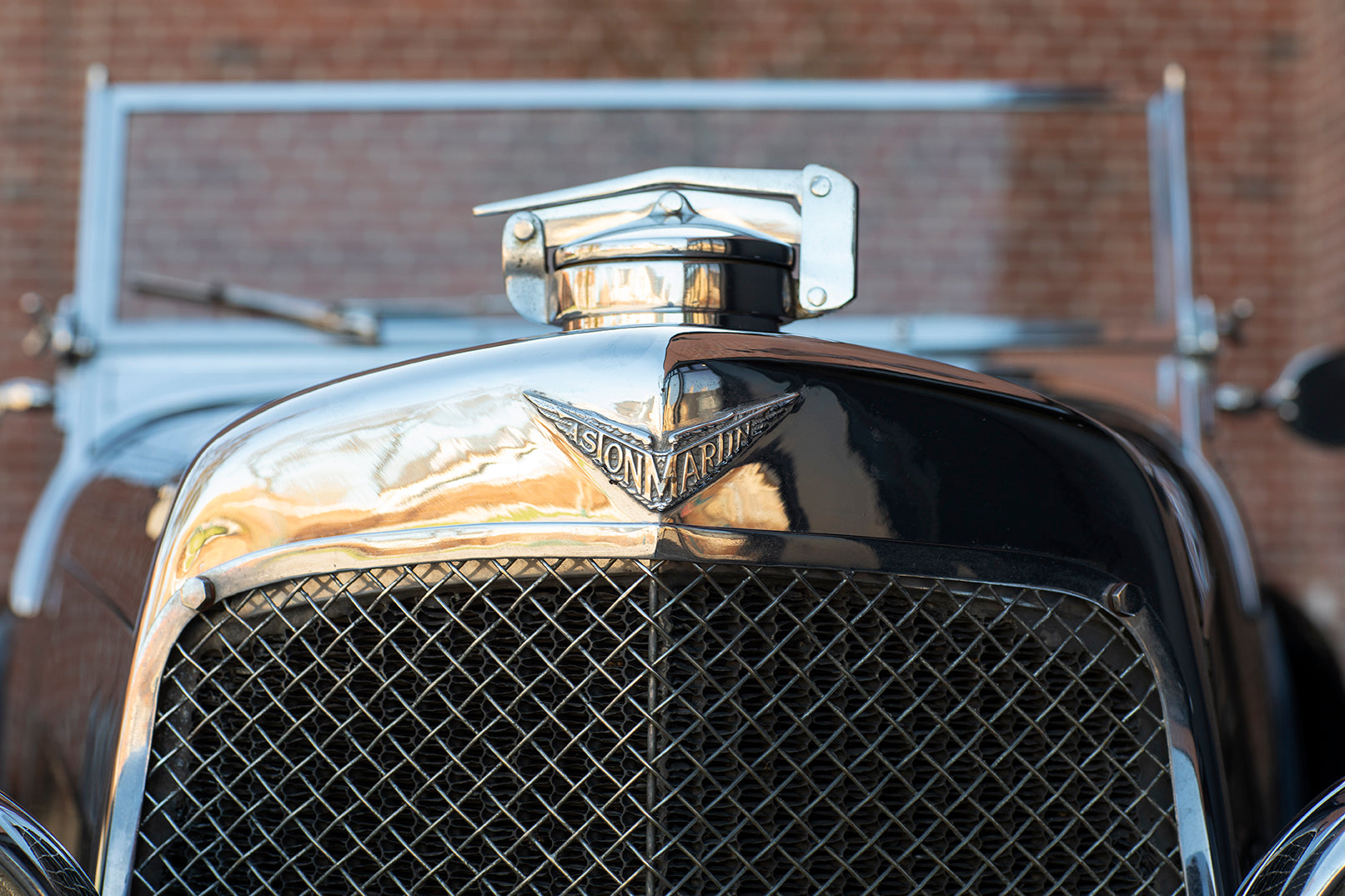 Bonnet mascot. 1933 Aston Martin Le Mans Short Chassis.