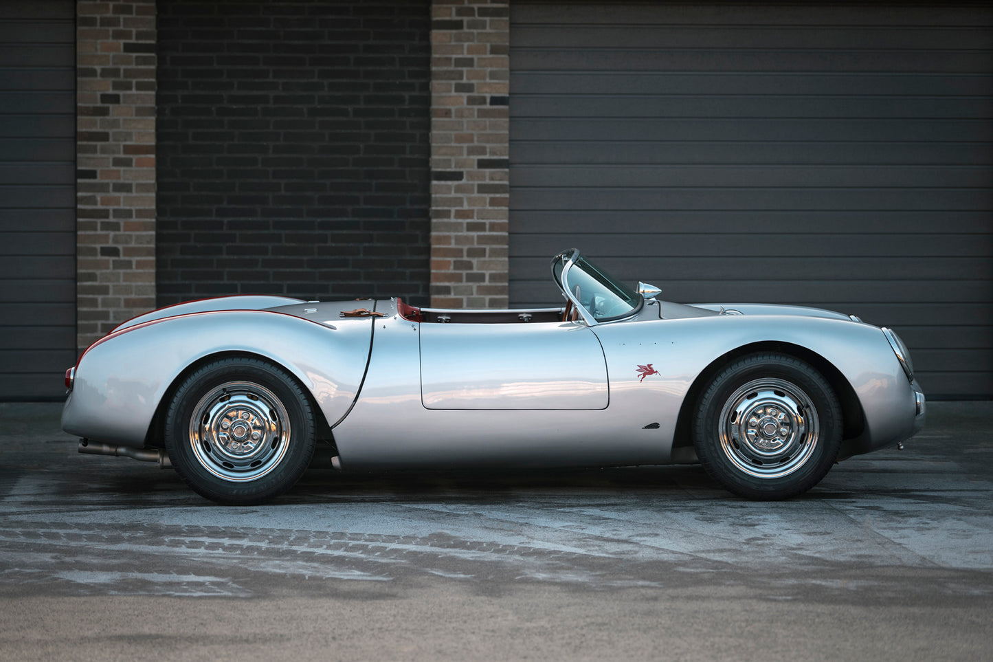Side view. 1955 Beck 550 Spyder classic car for sale.