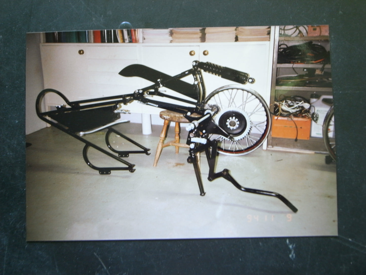 Restoration, frame. 1955 Vincent Black Shadow Series D.