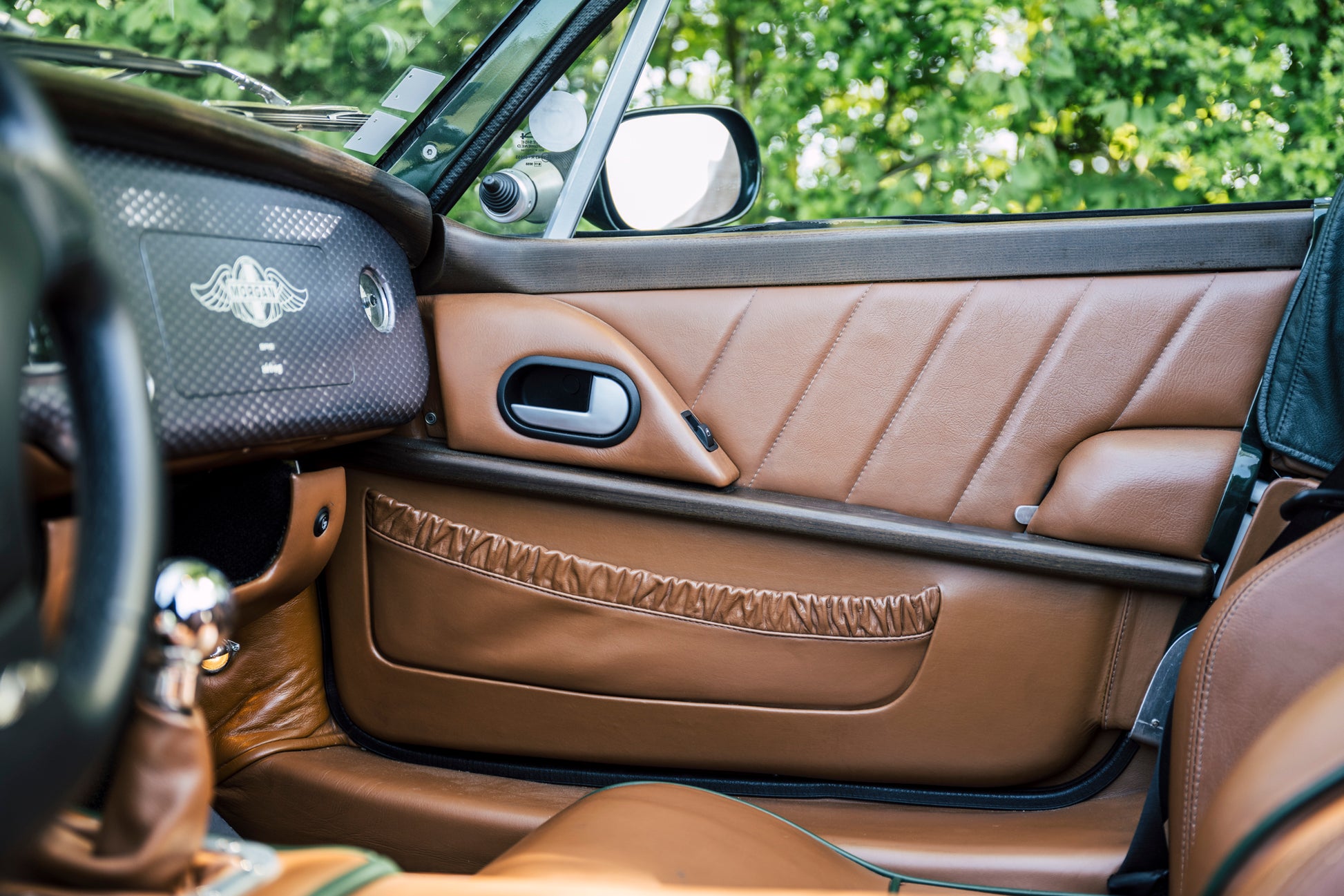 Door upholstery. 2005 Morgan Aero 8 for sale.