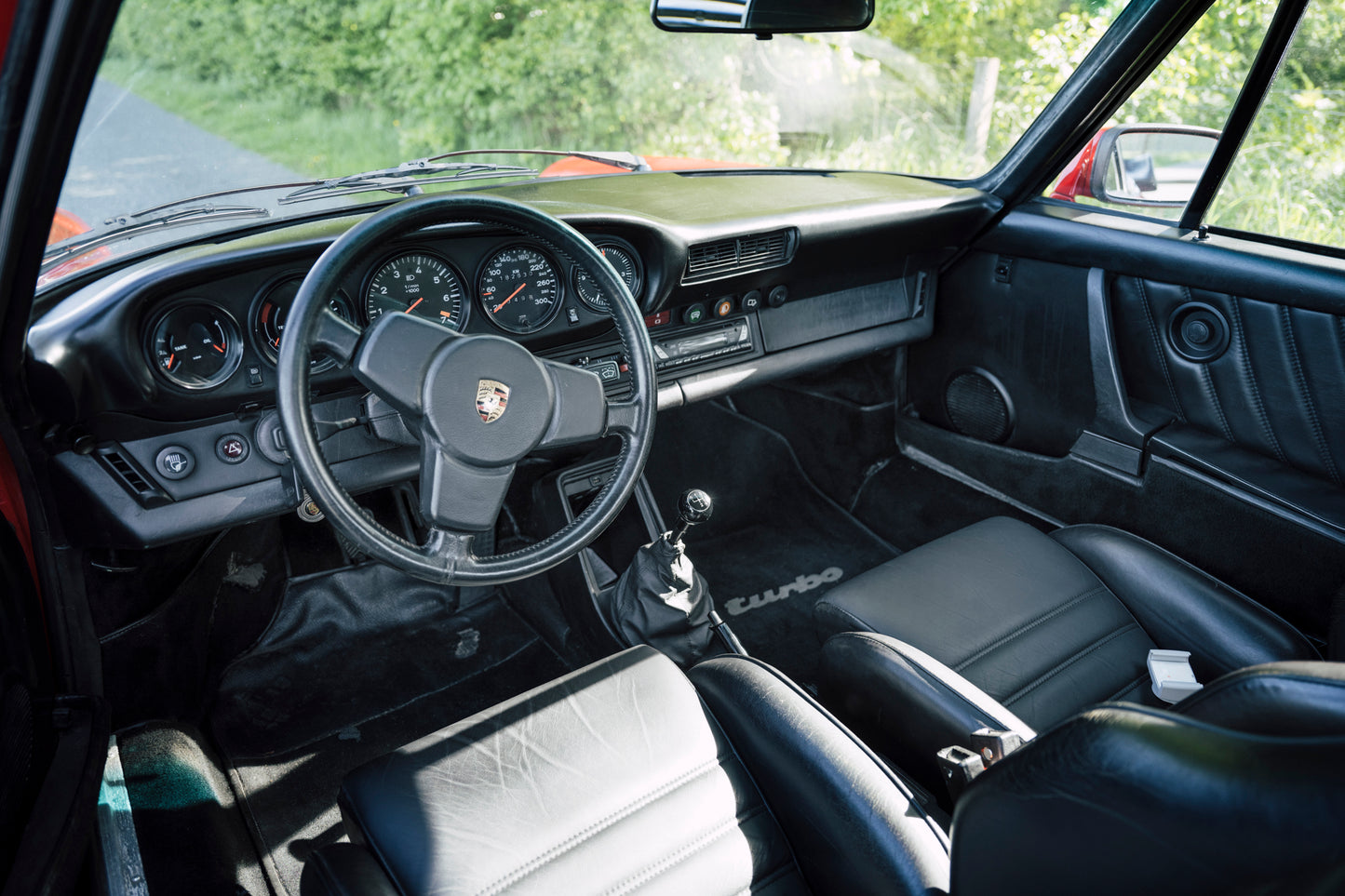 Interior view. 1979 Porsche 930 Turbo 3.3 Litre.