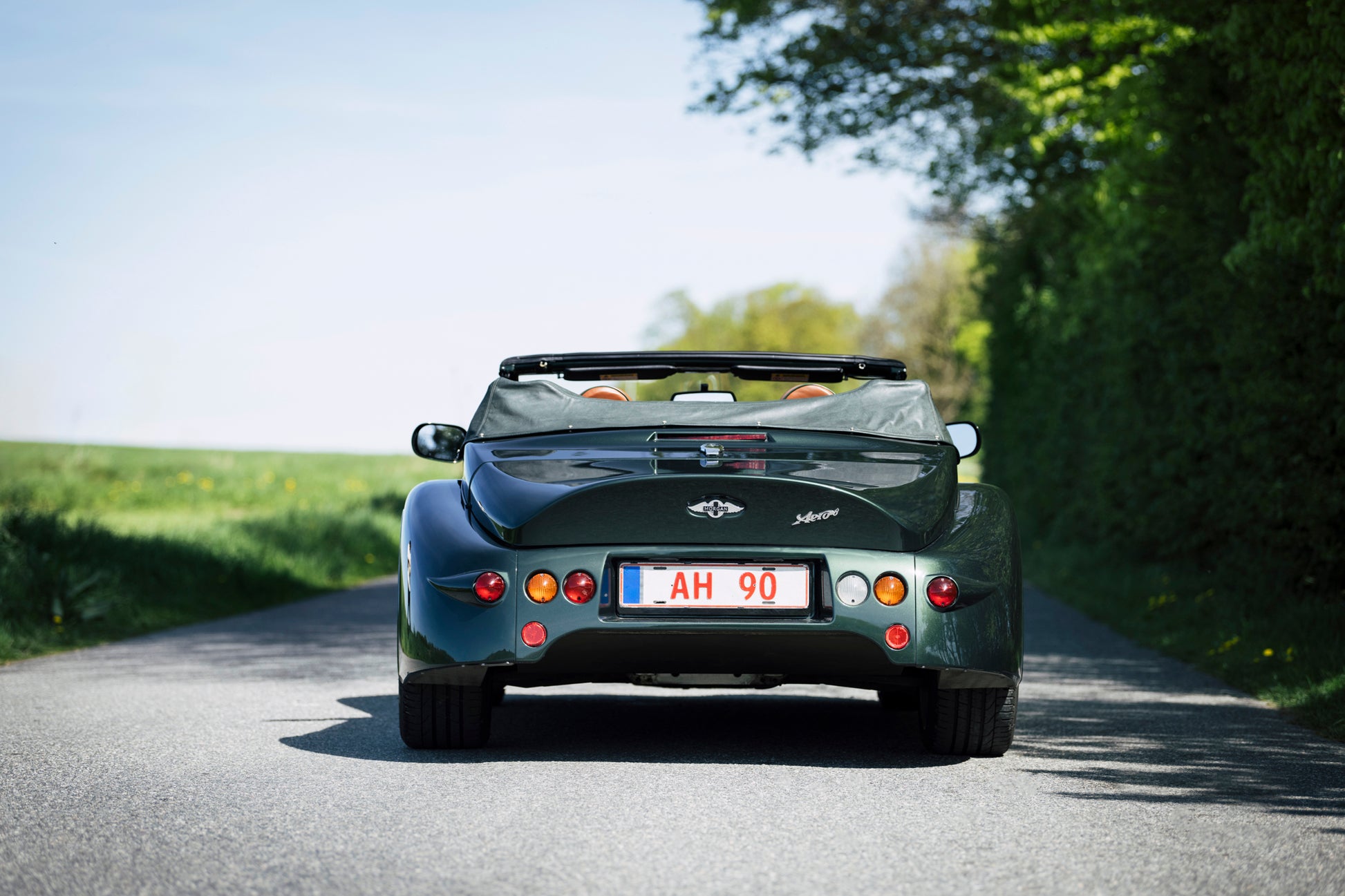 Rear end of 2005 Morgan Aero 8.