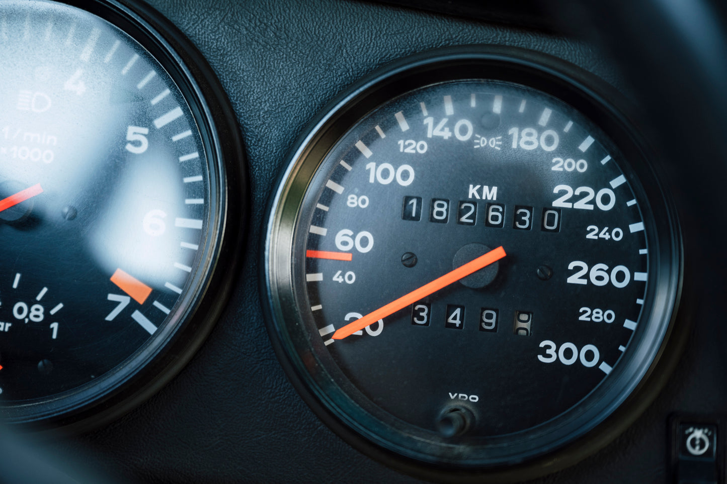 Speedometer. 1979 Porsche 930 Turbo 3.3 Litre.