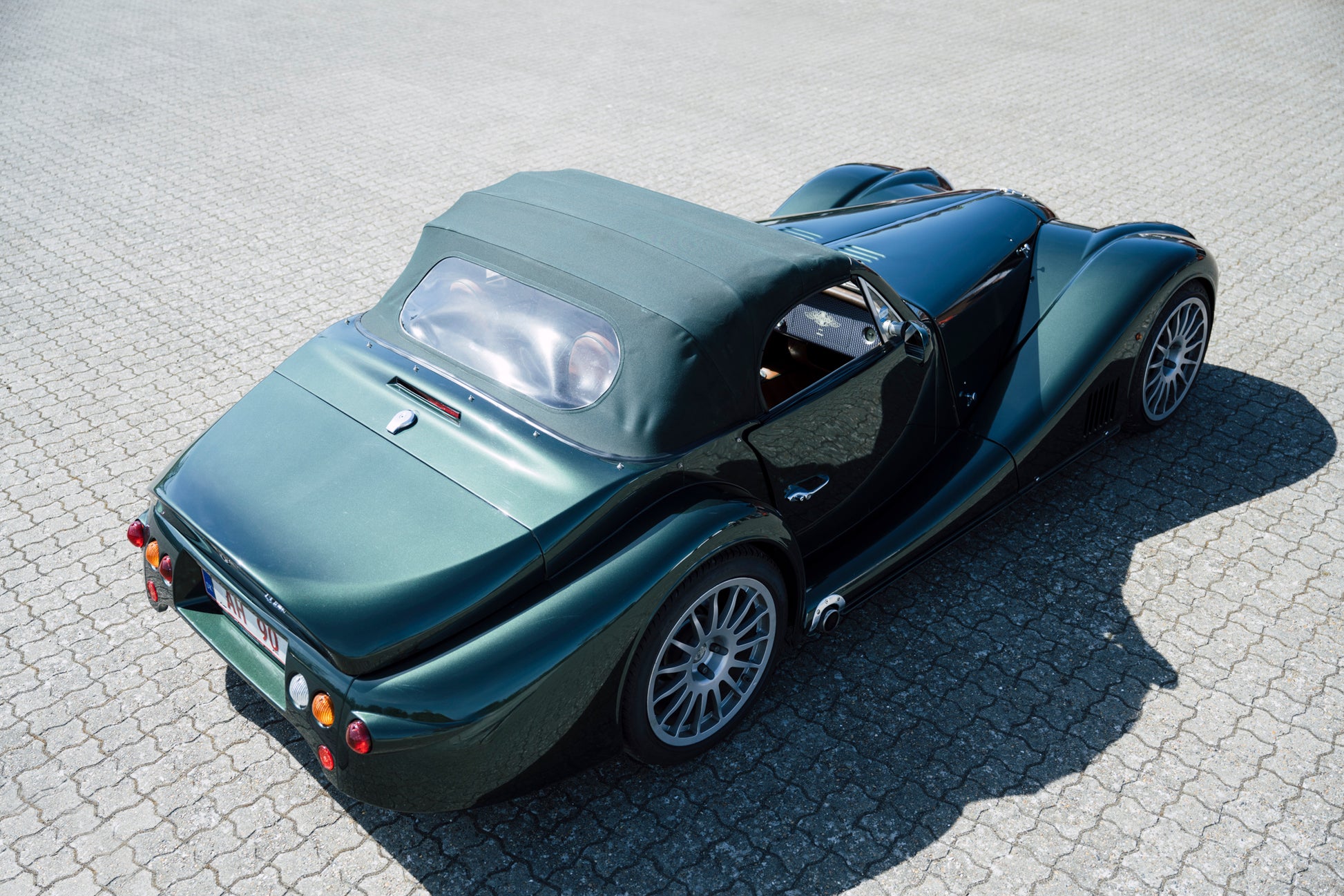 Mounted hood. 2005 Morgan Aero 8 for sale.