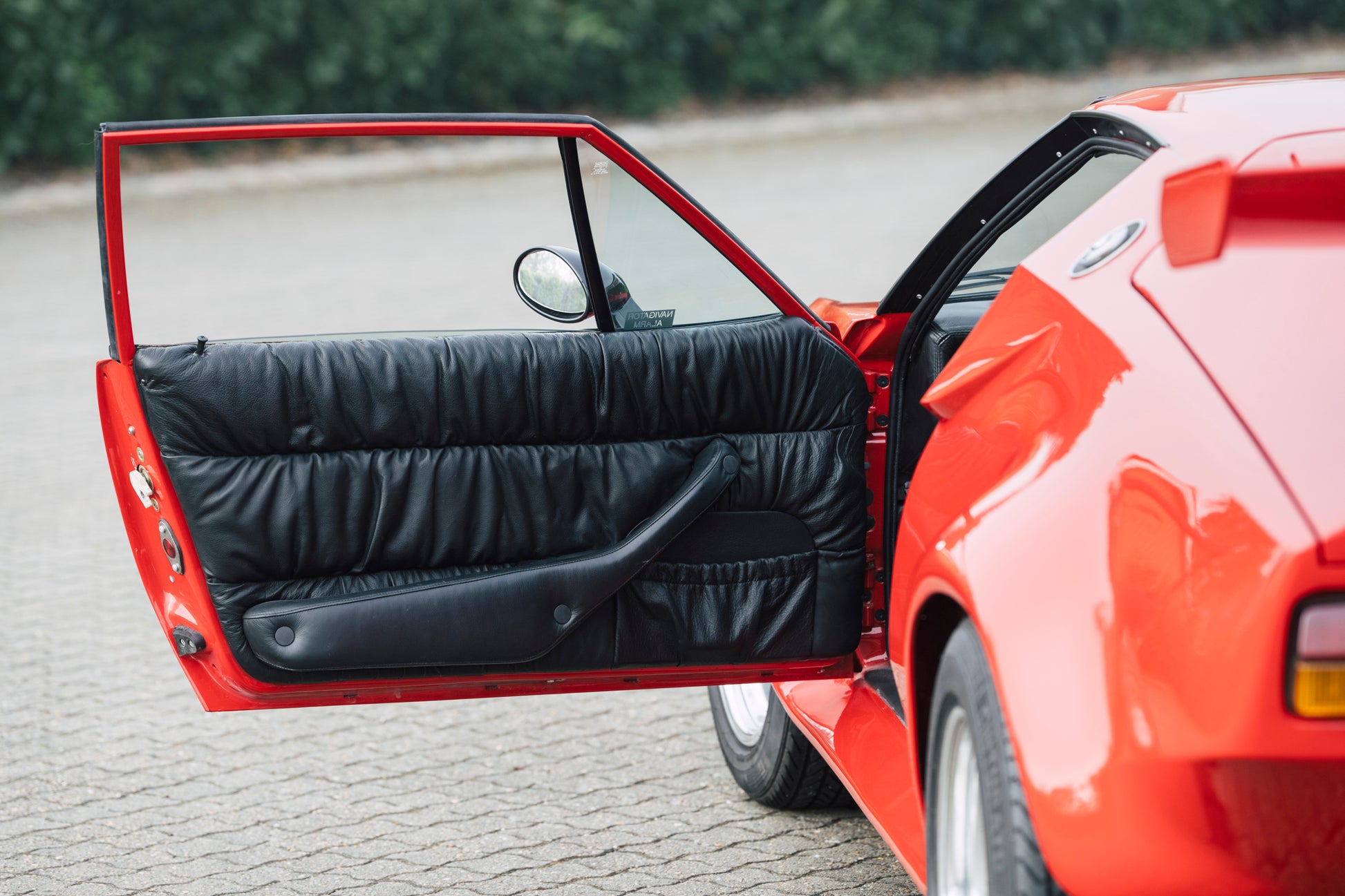 Door upholstery. 1973 DeTomaso Pantera To GT5-S Specification.