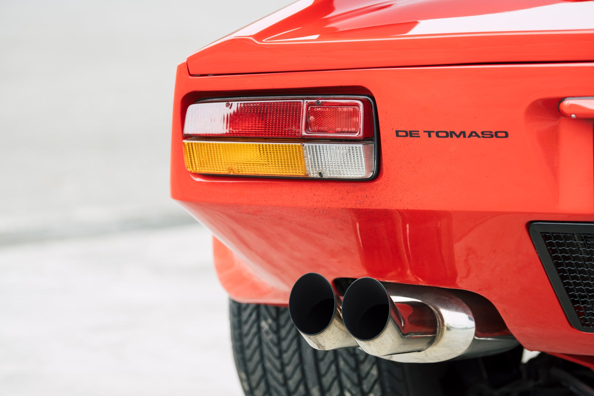 Rear details. 1973 DeTomaso Pantera To GT5-S Specification for sale.