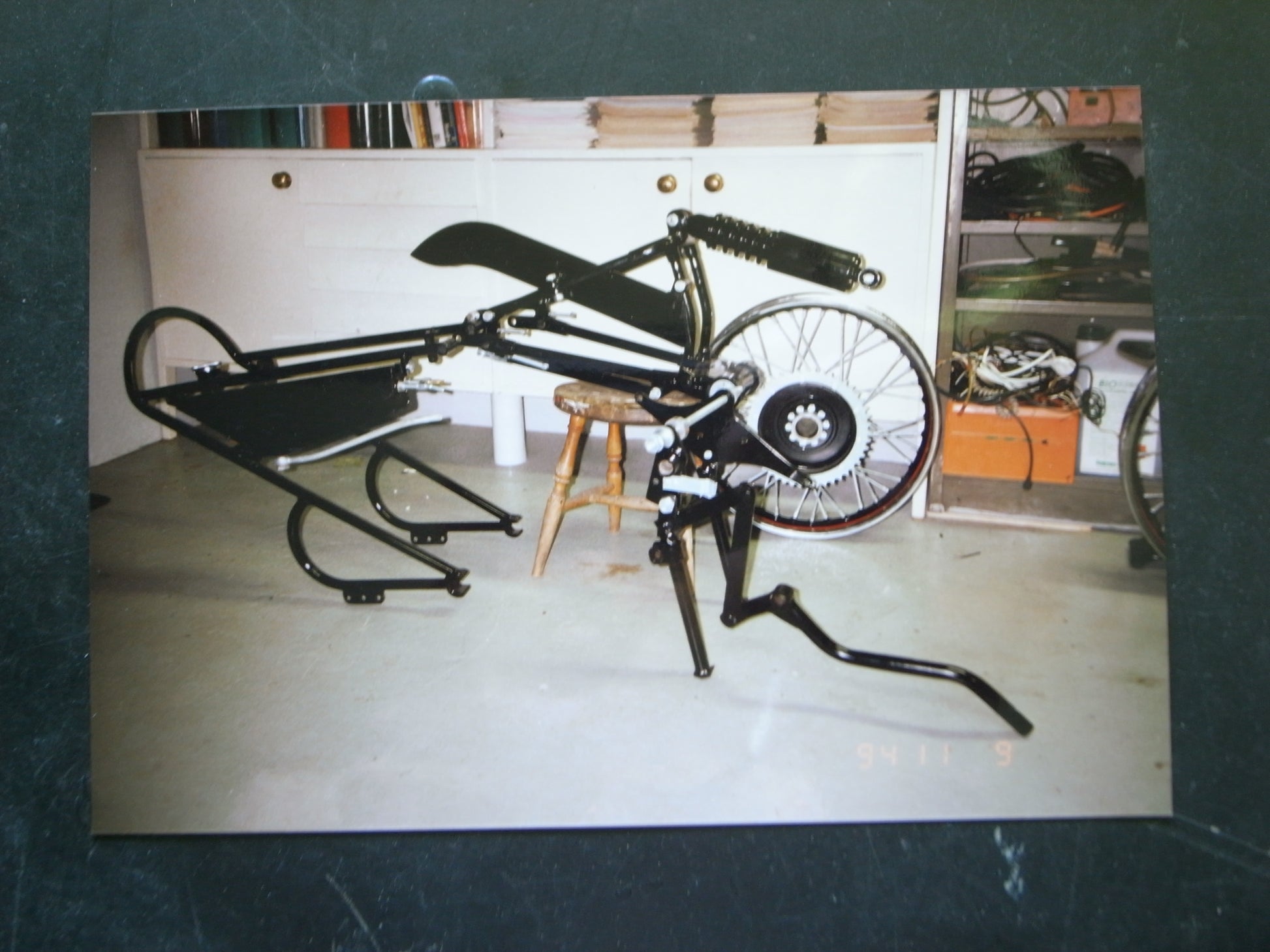Restoration, frame. 1955 Vincent Black Shadow Series D.