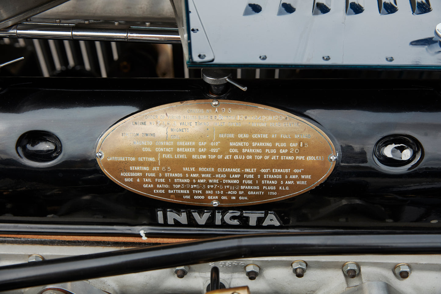 1930 Invicta 4.5Litre Low Chassis Type S (A)