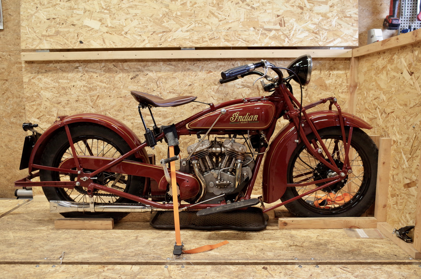 1930 Indian Scout 101. 600cc V-Twin