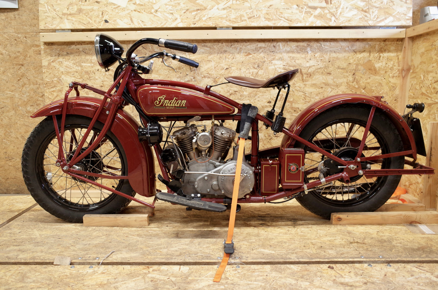 1930 Indian Scout 101. 600cc V-Twin