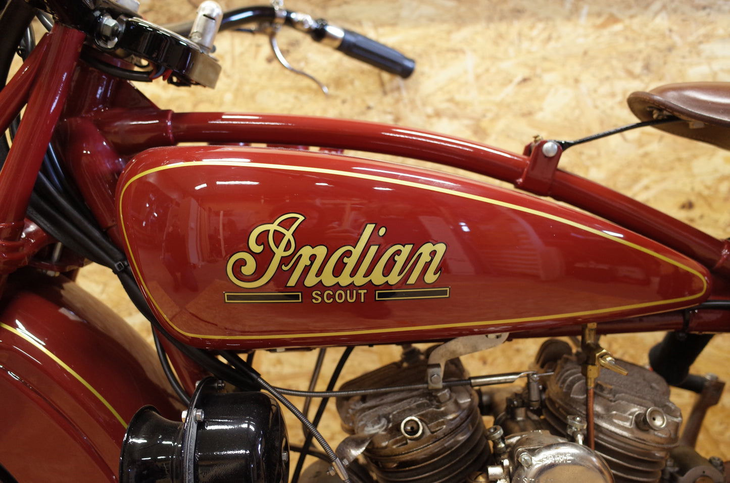 1930 Indian Scout 101. 600cc V-Twin