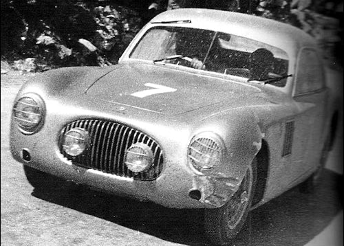 1948 Cisitalia 202 Corsa Chassis # 067 Mille Miglia 5th place 1948