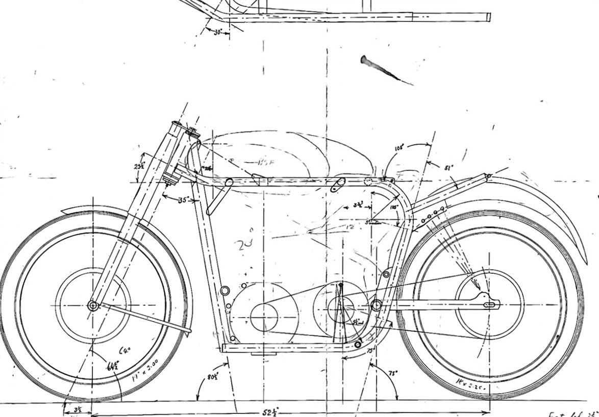 1952 Pike-BSA TT Gold Star. 350cc OHV.